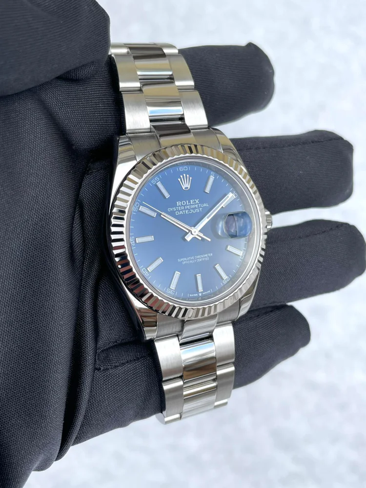 Rolex Datejust 41 Blue Dial Box+Papers 2021